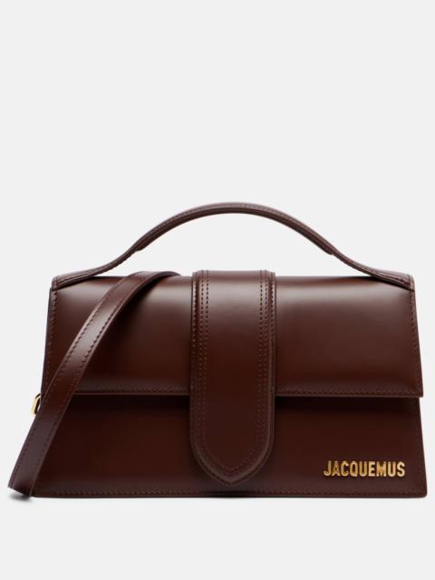 JACQUEMUS Grand Bambino Small leather tote bag