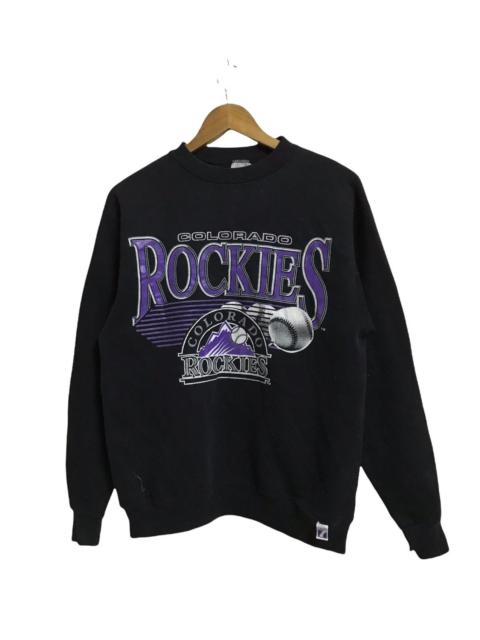 Other Designers RARE VINTAGE 90s MLB COLORADO ROCKIES SWEATSHIRT