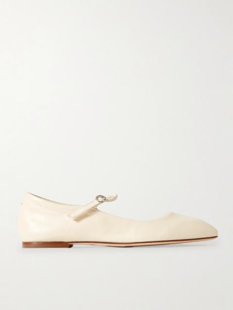 Aeyde Uma Leather Mary Jane Ballet Flats