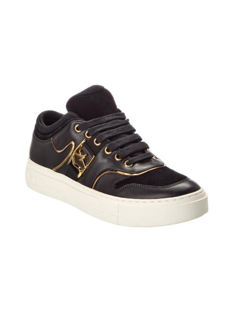FERRAGAMO Ferragamo Beck Suede & Leather Sneaker