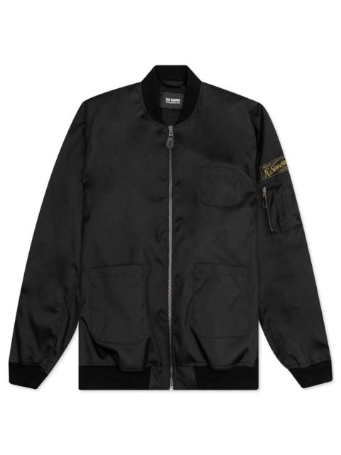 Raf Simons RAF SIMONS SCHOOL UNIFORM BOMBER ECHODOMER - BLACK