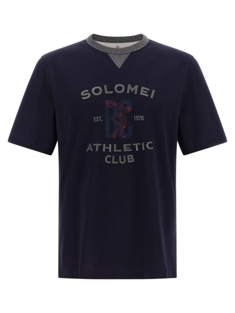 Brunello Cucinelli Brunello Cucinelli Men 'Solomei Athletic Club' T-Shirt
