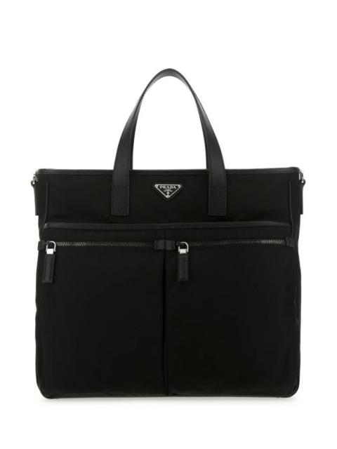 Prada Man Black Nylon Handbag