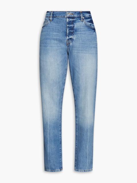 FRAME Le Slouch high-rise straight-leg jeans