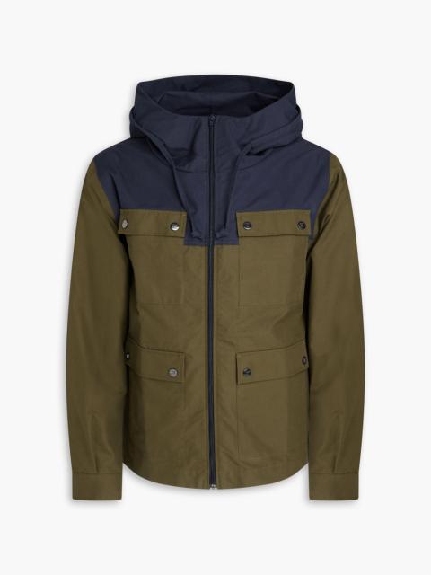 Other Designers Lyngen two-tone cotton-canvas hooded jacket
