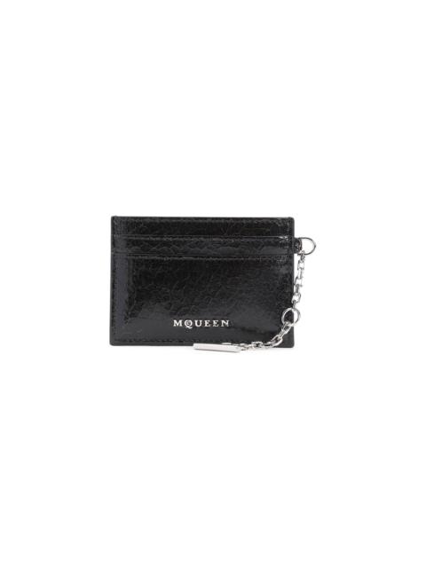 Alexander McQueen Alexander Mcqueen Leather Sling Card Holder Men