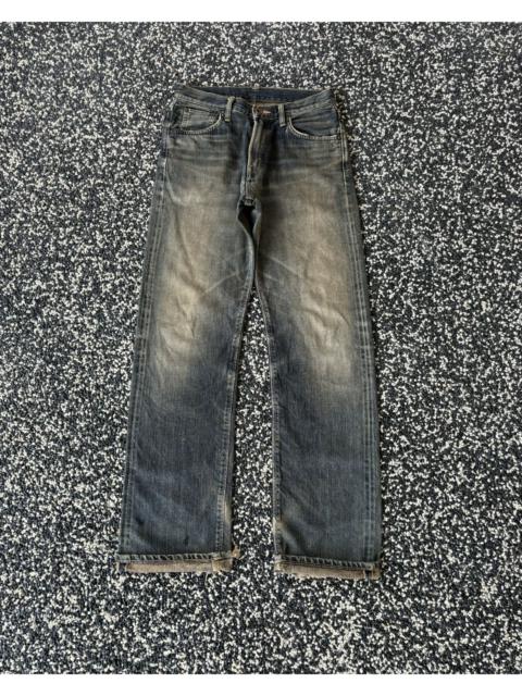 Other Designers 🔥EDWIN 505 RUSTY SELVEDGE DISTRESSED DENIM JEANS