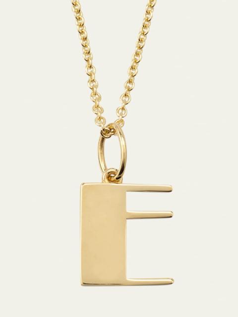 SYDNEY EVAN 14K Pure Block Initial Necklace