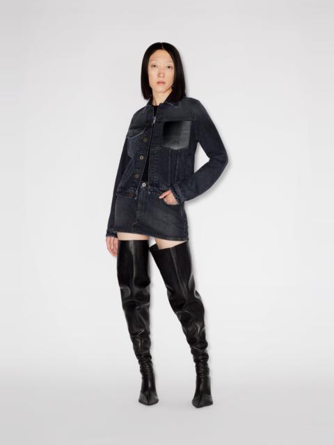 THE BLACK DENIM HAUTE JEANERIE JACKET