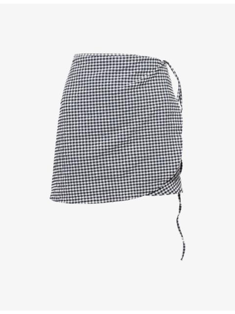 Hunza G Self-Tie Stretch-Woven Short Sarong