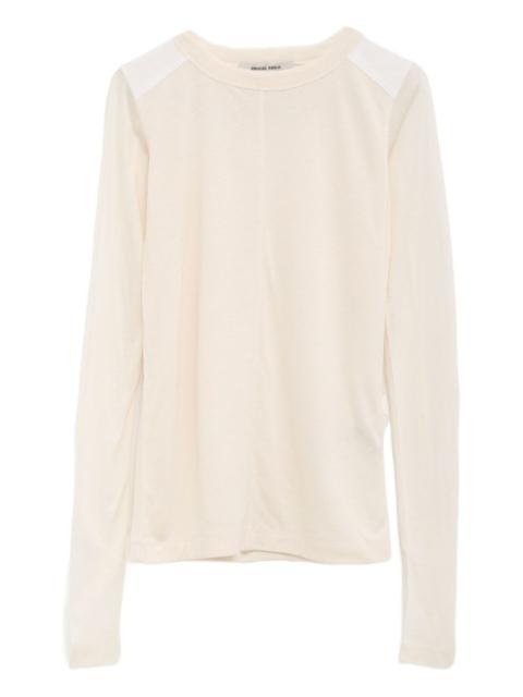 Phoebe Philo Women Cotton Crewneck Sweater