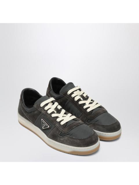 Prada Sneakers Downtown In Re-Nylon And Gray Suede Men