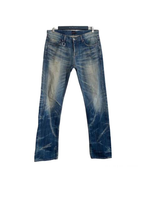 Other Designers Le Grande Bleu (L.G.B.) - Jack Rose Distressed Denim Jeans 33x33