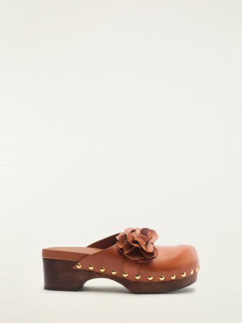 FARM RIO Brown Flower Clog