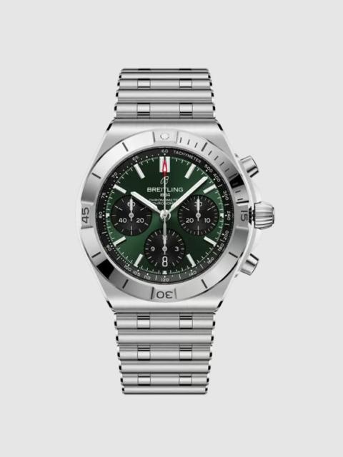 BREITLING Breitling Chronomat Chronograph Automatic Chronometer Green Dial Men's Watch AB0158101L1A1