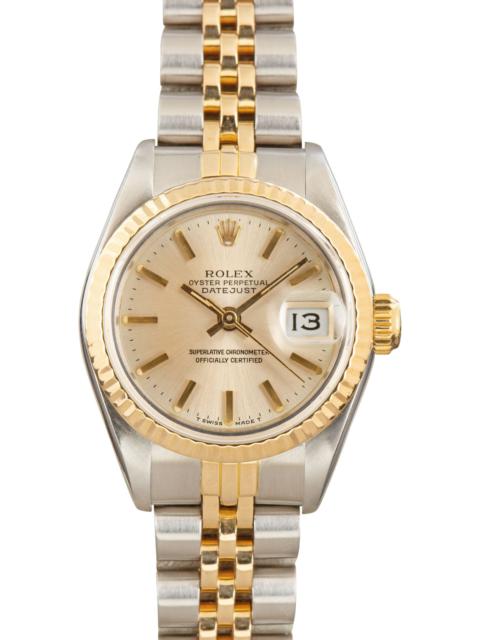 Ladies Rolex Datejust 69173 Silver Dial