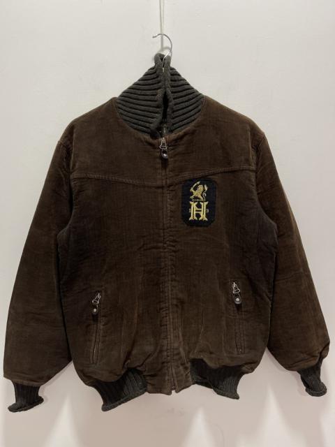 Other Designers Vintage - JAPANESE BRAND VIRUS STARTED CORDUROY ZIP UP VINTAGE JACKET