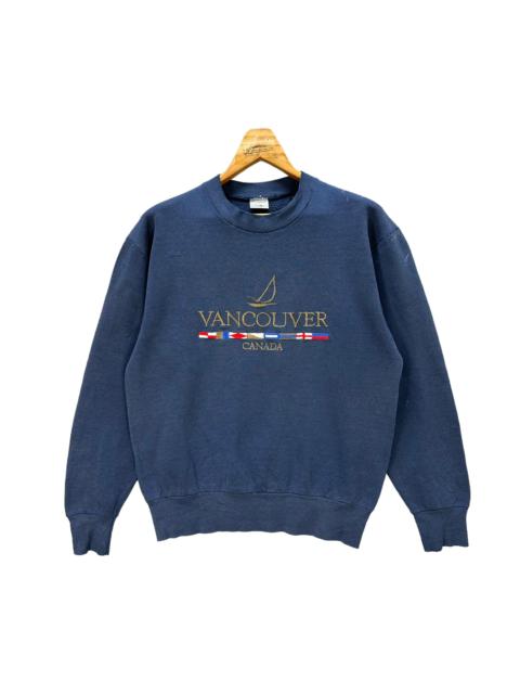 Other Designers Fruit Of The Loom - VANCOUVER CANADA Embroidery Big Logo Sweatshirts #9147-62