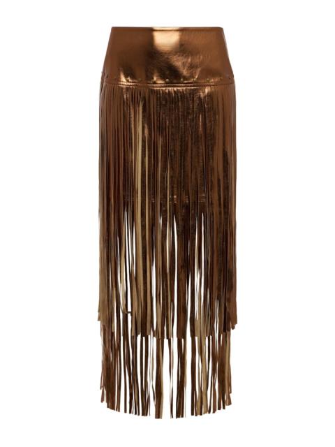 L'AGENCE Karolina Fringe Skirt