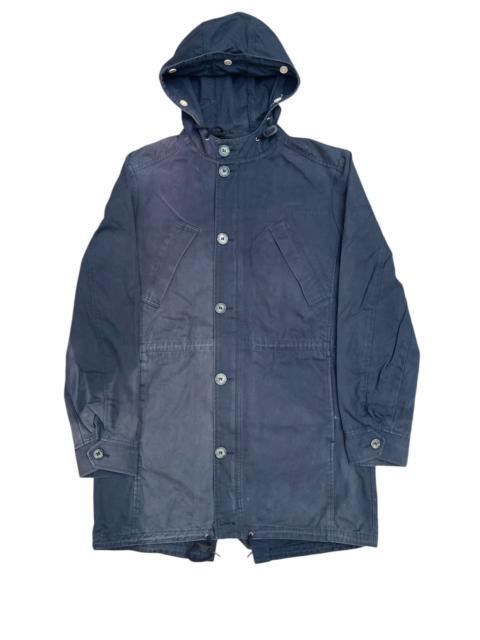 Other Designers A.P.C. × Japanese Brand × Vintage - Vintage A.P.C. Vintage Faded Fishtail Parka - 100% Cotton
