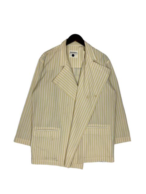Other Designers Vintage - Issey Miyake Plantation Stripped Dres Jacket