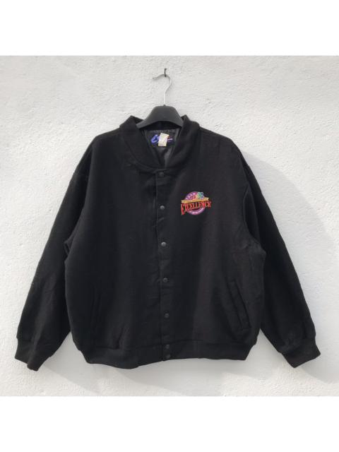 Other Designers Vintage - Team Rio Wool Varsity Letterman Spirit Of Excellence Promo