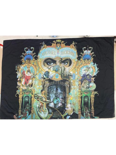 Vintage - Rare Banner Michael Jackson Dangerous Wallart Poster tapetry