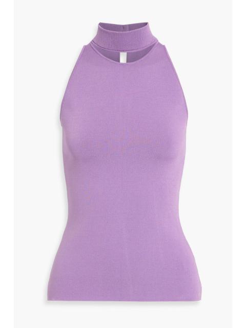 Safiyaa Chascara cutout ribbed-knit top