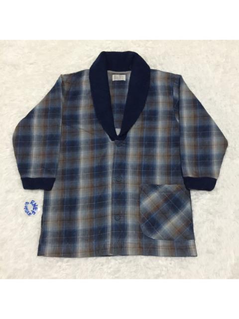 Other Designers Japanese Brand - Beg Well Quilted Shawl Collar Cardigan Made in Japan