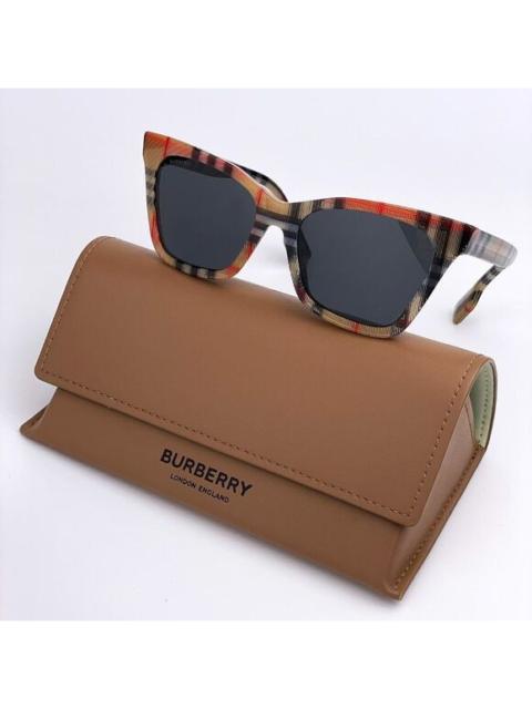 Burberry NEW Burberry Elsa BE4346 394487 Brown Grey Women Sunglasses