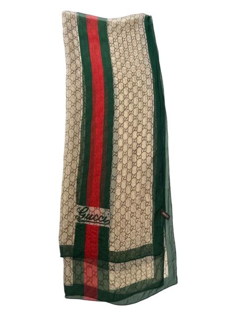GUCCI Authentic Gucci GG Monogram Scarf TIER OFF