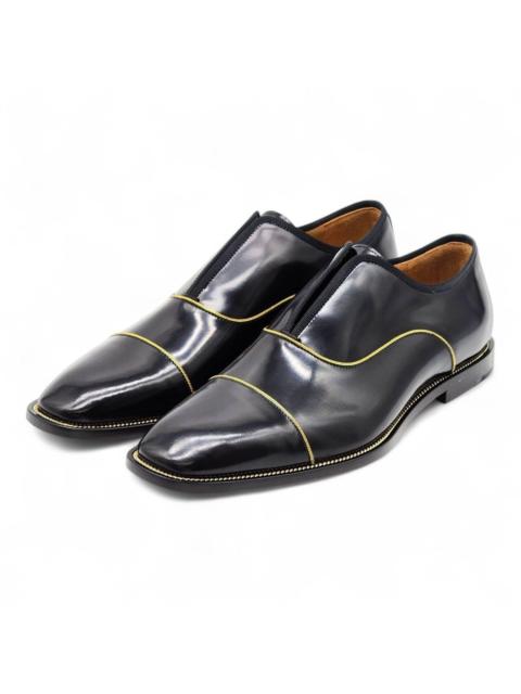 Christian Louboutin Alpha Male Patent Leather Oxford Shoes Black EU 40.5 US 7.5