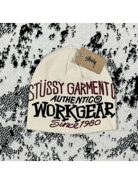 Stüssy STUSSY WORKGEAR PRINT SKULLCAP IN BONE