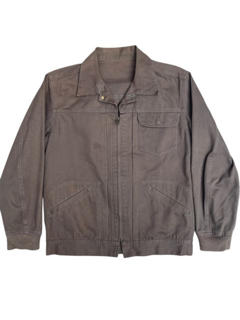 Other Designers SHIPS Japan Brown Jacket - Herringbone Twill Utility Pocket