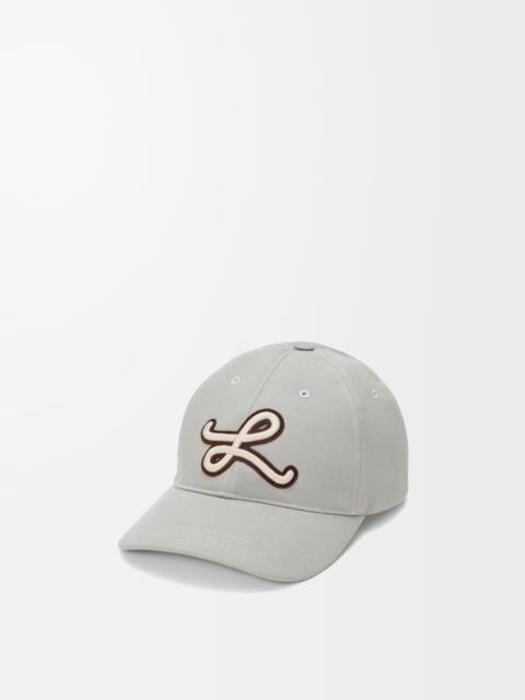 Loewe L patch cap in cotton