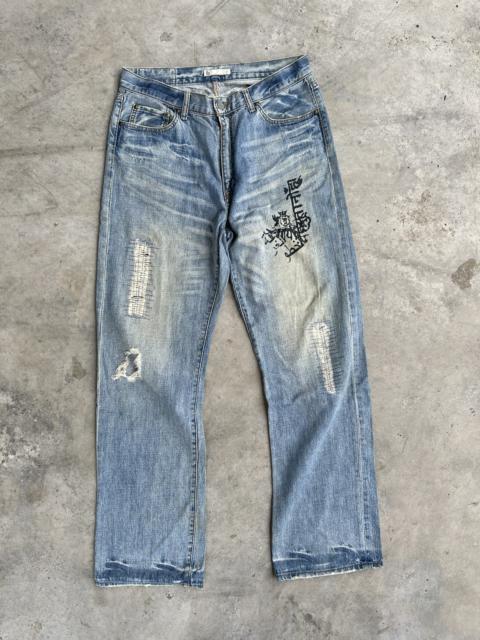 Other Designers Distressed Denim - Global Work Arabic font Distressed Denim