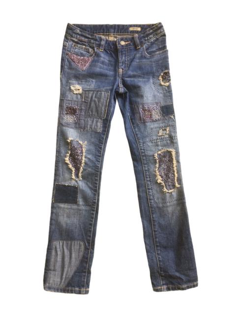 Ralph Lauren RL SKINNY Patchwork Denim