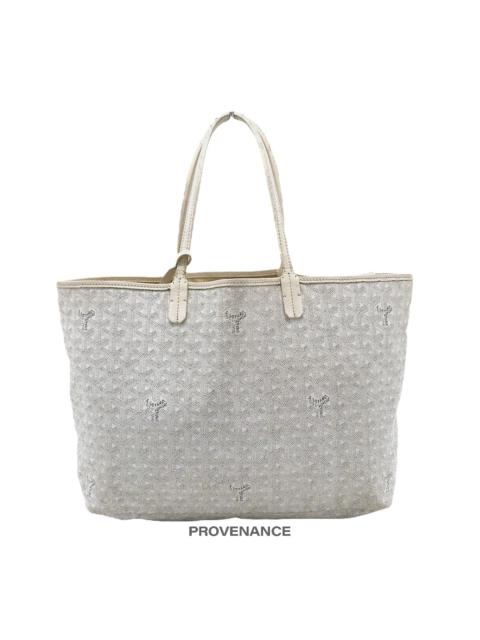 Goyard St. Louis Tote PM Bag - White Goyardine