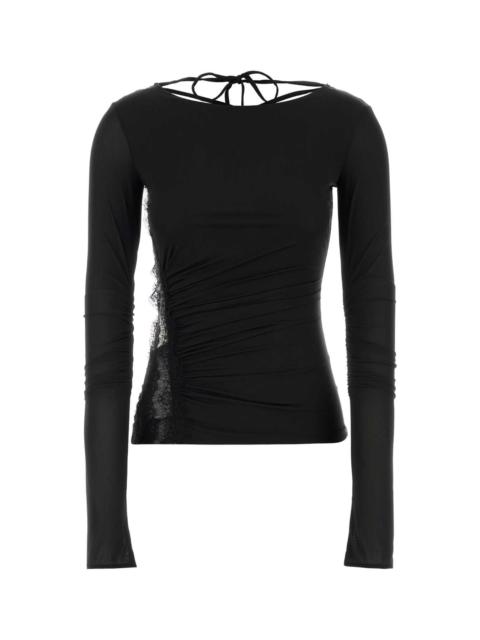 Blumarine Blumarine Women Black Stretch Jersey Top