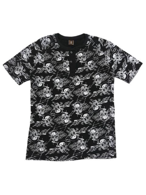 Other Designers RARE! JAPANESE BRAND SUKAJAN HENLEYS "FUJIN & RAIJIN"