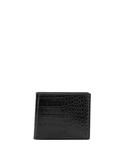 TOM FORD Tom Ford Crocodile-effect Bi-fold Wallet