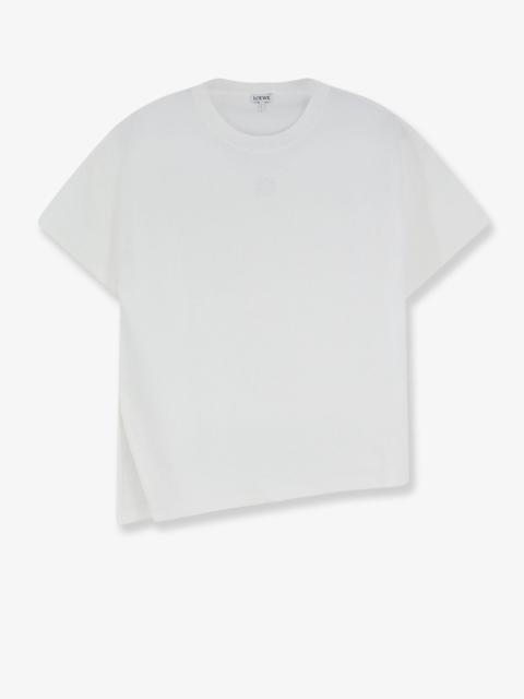 Loewe Loewe Women Asymmetric Cotton Blend T-Shirt