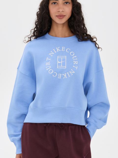 Nike Court Phoenix Over-Oversized Heritage Crew-Neck