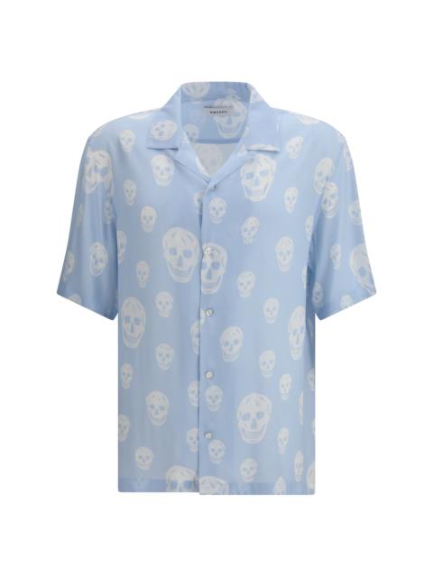 Alexander McQueen Alexander Mcqueen Men Skull-Printed Hawaiian Shirt