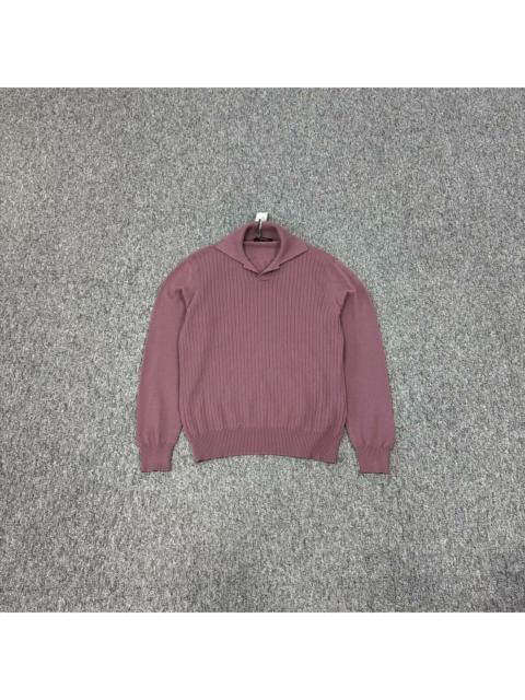 Loro Piana Loro Piana LP cashmere polo collar knit sweater pink