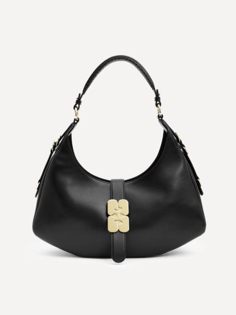 GANNI Small Black Kat Shoulder Bag