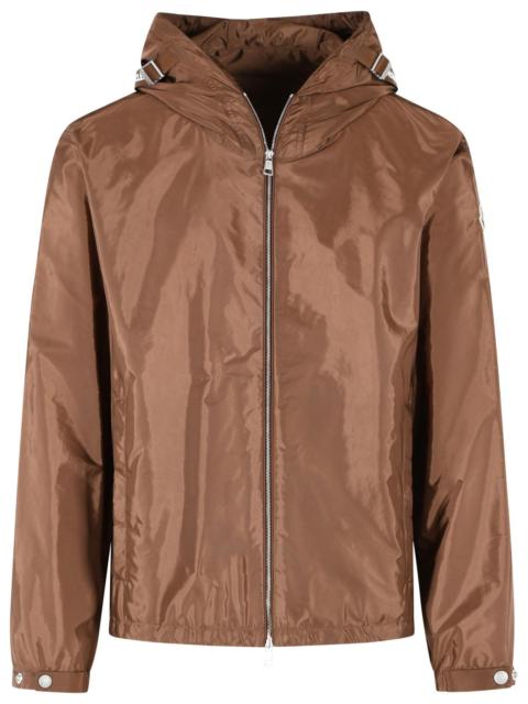 Moncler Moncler 'Remoray' Brown Polyamide Hooded Windbreaker Men