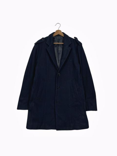 Other Designers Michel Klein Black Wool Coat