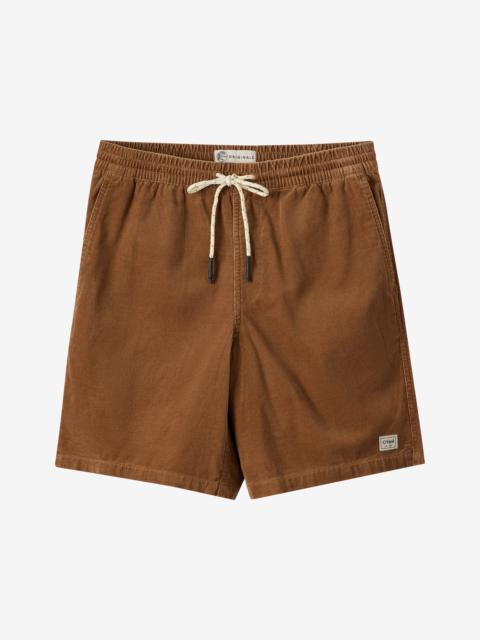 O'Neill O'Riginals Cord Elastic Waist 18" Shorts