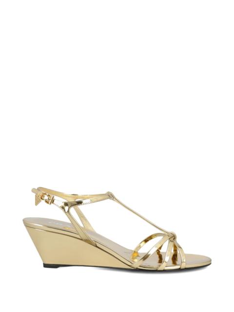 Prada Prada Leather T-strap Sandals